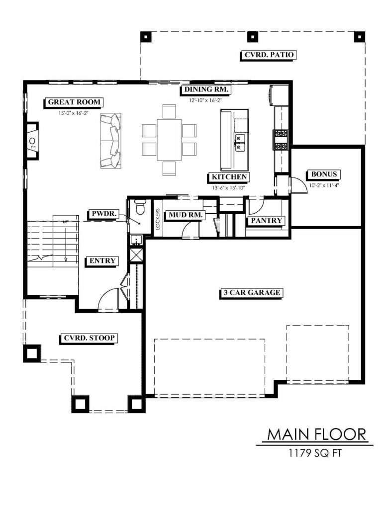 Summit plan main floor