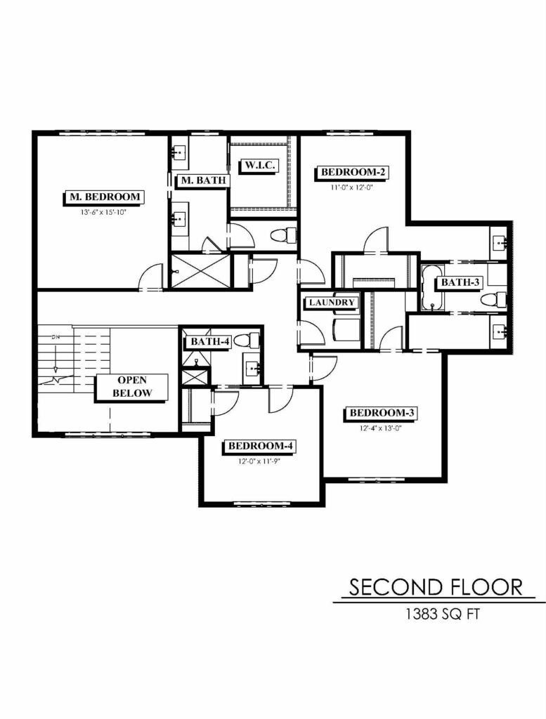 Summit plan second floor